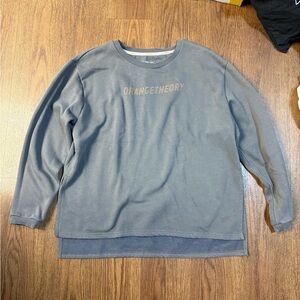 Orangetheory Fitness Gray Crewneck Sweatshirt Size L Large